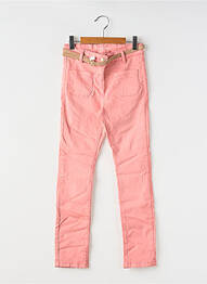 Pantalon slim roz TAPE À L'OEIL fille
