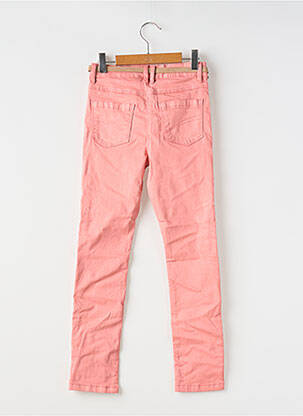 Pantalon slim roz TAPE À L'OEIL fată
