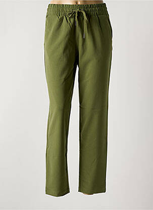 Pantalon drept verde MSCH COPENHAGEN femeie