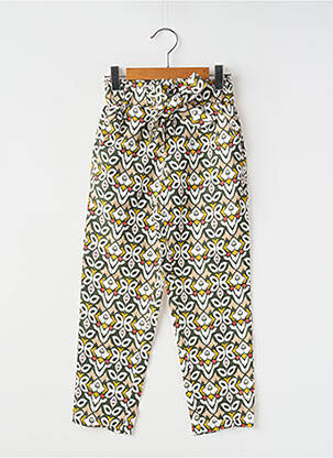 Pantalon drept bej TAPE À L'OEIL fată