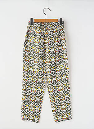 Pantalon drept bej TAPE À L'OEIL fată