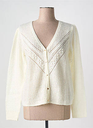 Vestă cu mâneci lungi alb I.CODE (By IKKS) femeie