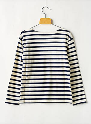 Tricou guler rotund alb MAISON LABICHE copil