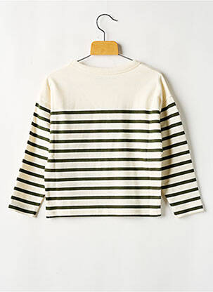 Tricou guler rotund alb MAISON LABICHE copil
