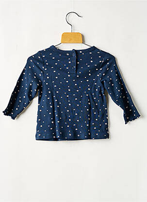 Tricou guler rotund albastru TAPE À L'OEIL fată