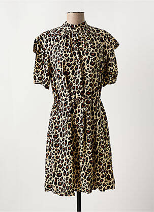 Rochie scurtă maro IKKS femeie