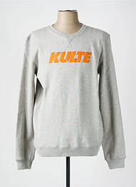 Hanorac guler rotund gri KULTE homme