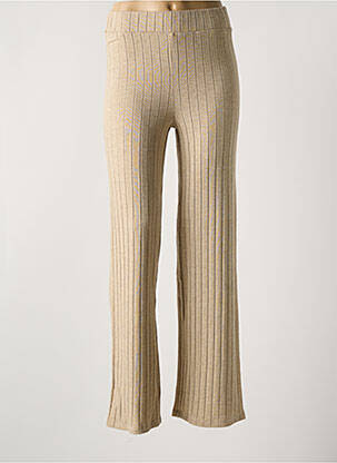 Pantalon drept bej THINKING MU femeie