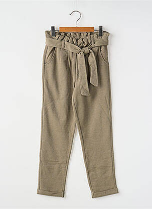 Pantalon drept verde TAPE À L'OEIL fată