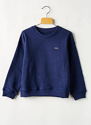 Hanorac guler rotund albastru MAISON LABICHE copil