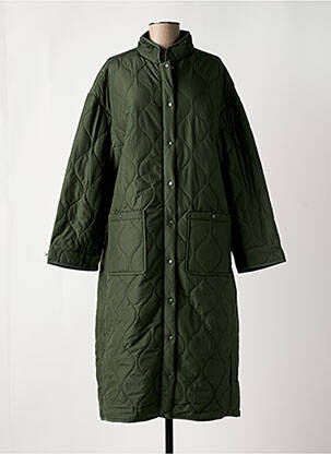 Geacă matlasată verde OBJECT femeie