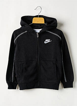 Jachete casual guler col înalt negru NIKE băiat