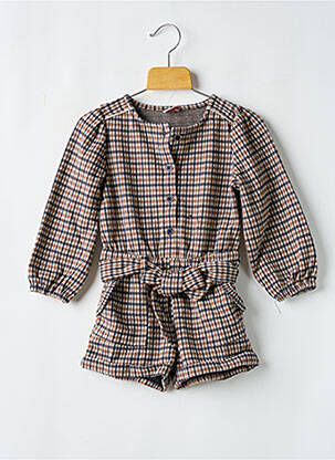 Salopetă scurtă bej TAPE À L'OEIL fată