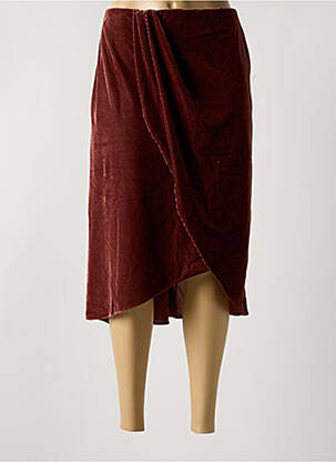 Fustă midi roșu SEE U SOON femeie