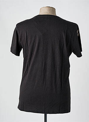 Tricou guler rotund negru SCHOTT bărbat