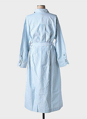 Rochie midi guler rotund albastru Y.A.S femeie