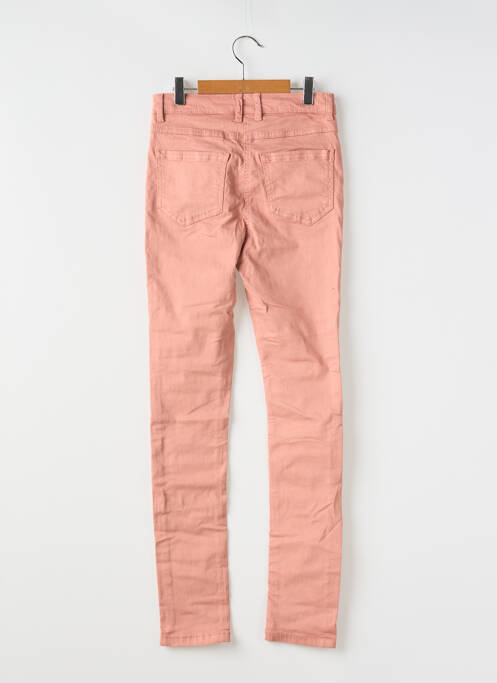 Pantalon slim roz TAPE À L'OEIL fată