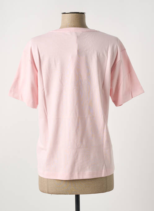 Tricou roz TOMMY HILFIGER femeie