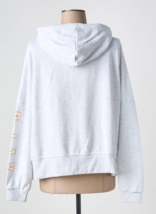 Hanorac cu glugă alb ONLY PLAY femeie