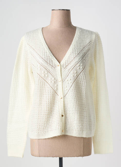 Vestă cu mâneci lungi alb I.CODE (By IKKS) femeie