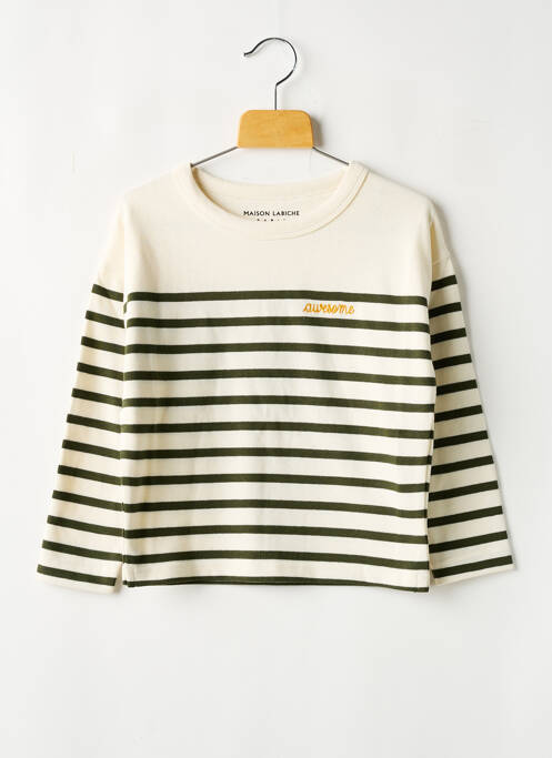 Tricou alb MAISON LABICHE copil