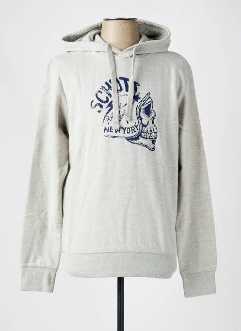 Hanorac cu glugă gri SCHOTT bărbat