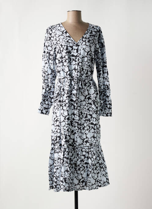 Rochie midi albastru MOSS COPENHAGEN femeie