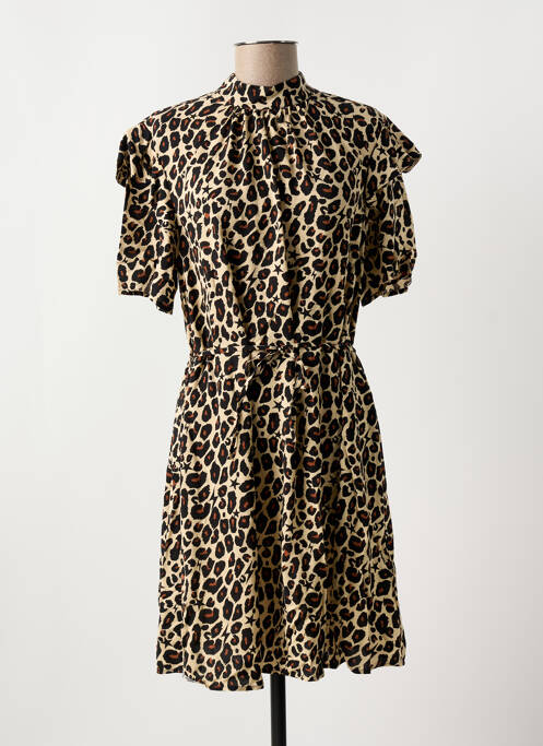 Rochie scurtă maro IKKS femeie