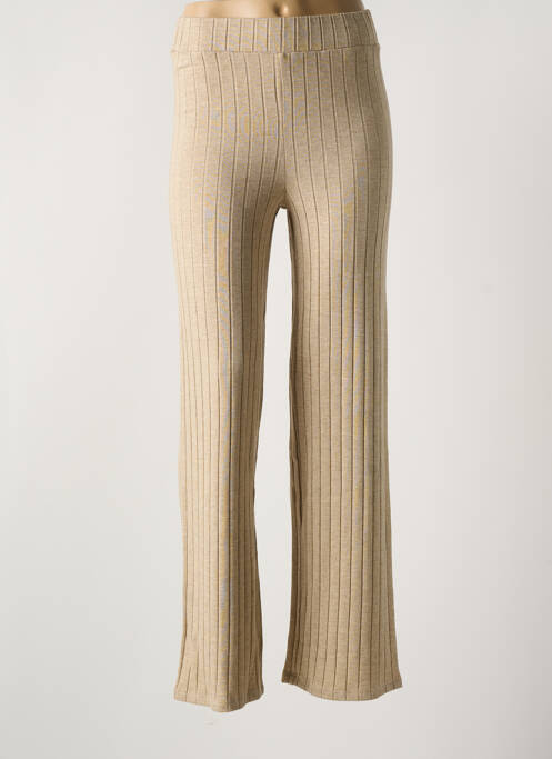 Pantalon drept bej THINKING MU femeie