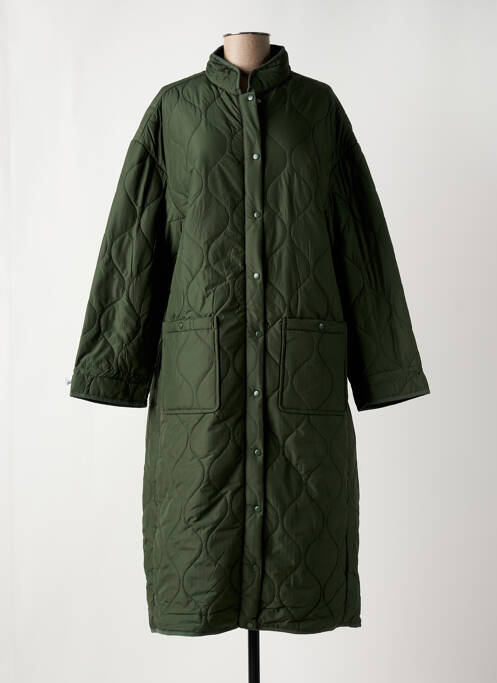 Geacă matlasată verde OBJECT femeie