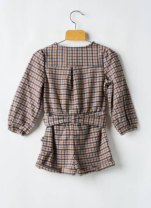 Salopetă scurtă bej TAPE À L'OEIL fată