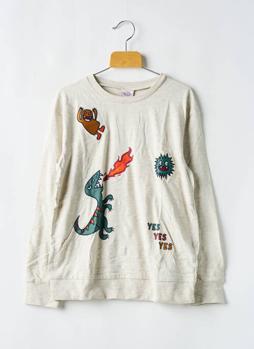 Tricou alb TAPE À L'OEIL băiat