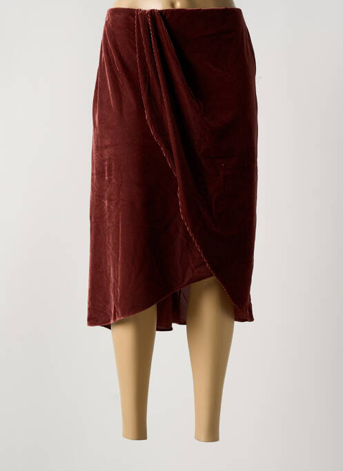 Fustă midi roșu SEE U SOON femeie