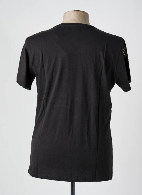 Tricou negru SCHOTT bărbat