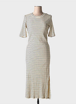Rochie lungă bej SELECTED femeie