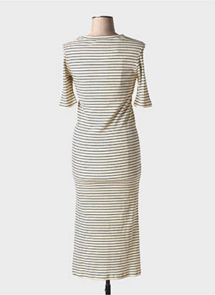 Rochie lungă bej SELECTED femeie