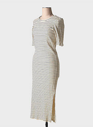 Rochie lungă bej SELECTED femeie