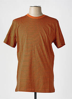 Tricou guler rotund maro SELECTED bărbat