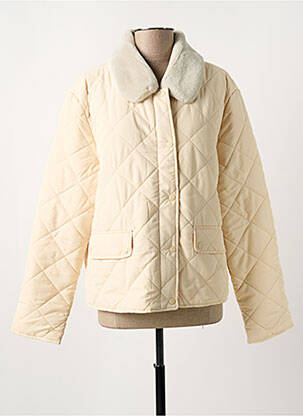 Geacă matlasată bej NA-KD femeie