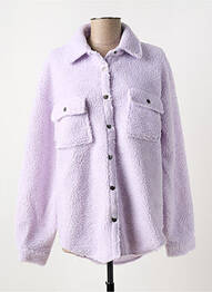 Jachete casual guler rotund violet NOISY MAY femme