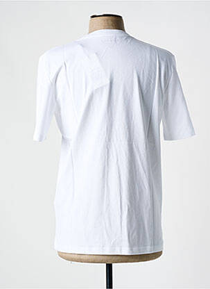 Tricou guler rotund alb JACK & JONES bărbat