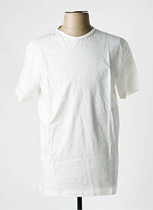 Tricou guler rotund alb SELECTED bărbat