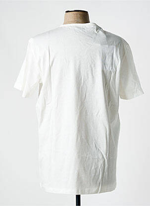 Tricou guler rotund alb SELECTED bărbat
