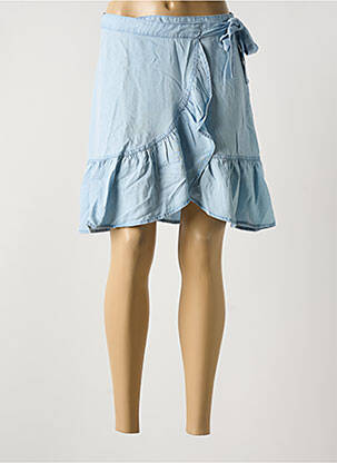 Fustă scurtă albastru PIECES femeie