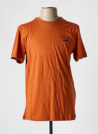 Tricou guler rotund maro SELECTED bărbat