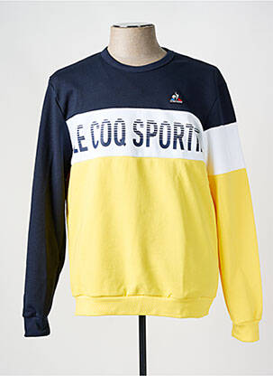 Hanorac guler rotund albastru LE COQ SPORTIF bărbat
