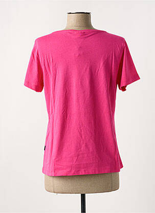 Tricou guler rotund roz NOISY MAY femeie
