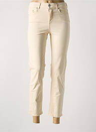 Blugi cu croială slim bej PIECES femme