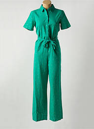 Salopetă-pantalon verde PIECES femme