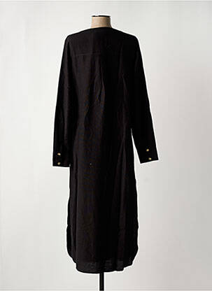 Rochie midi guler în v negru VILA femeie